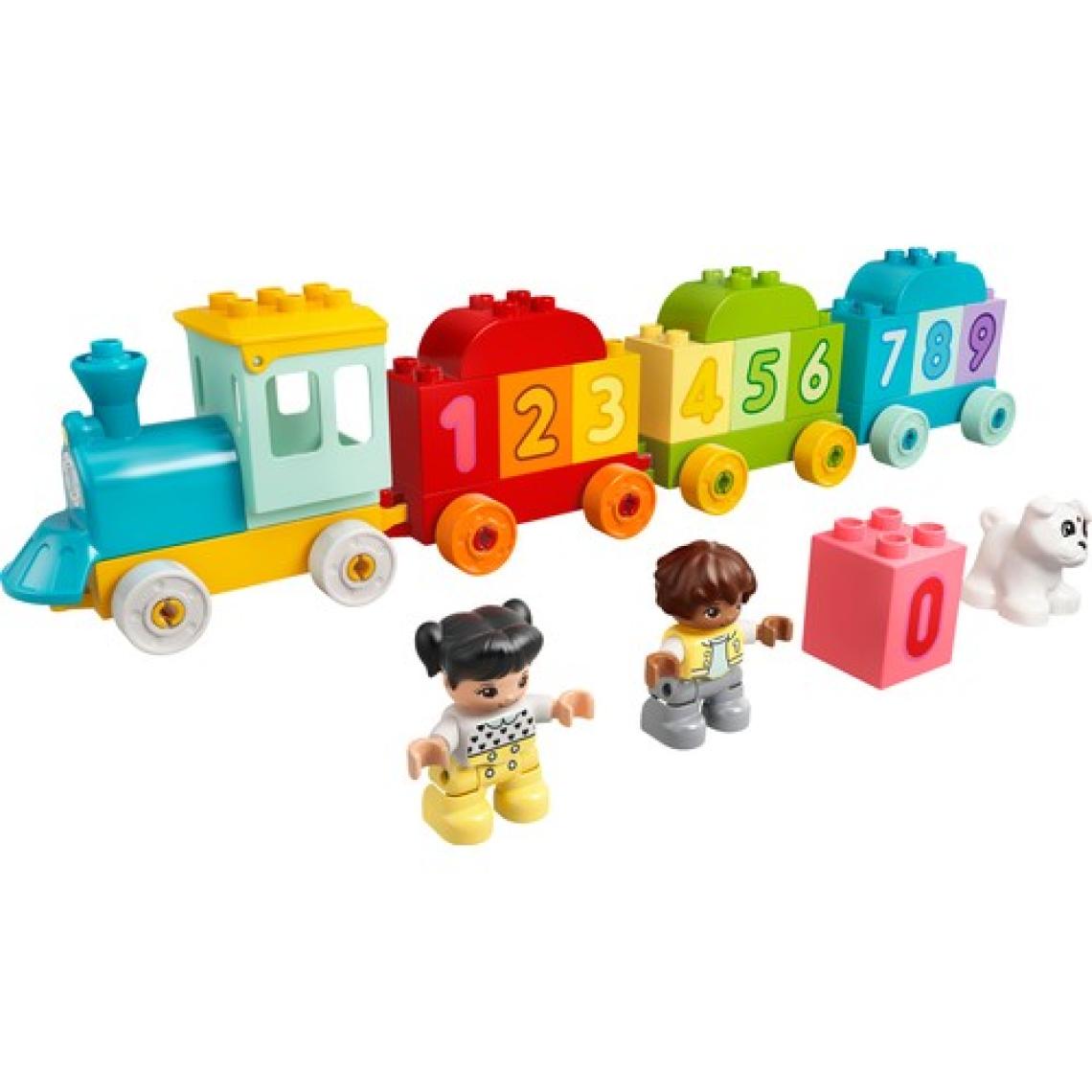 LEGO® DUPLO® İlk Sayı Treni Saymayı Öğren 10954 - 18 Ay ve Üzeri Çocuklar İçin Sayma Yetisini Geliştiren Eğitici Oyuncak Yapım Seti (23 Parça)