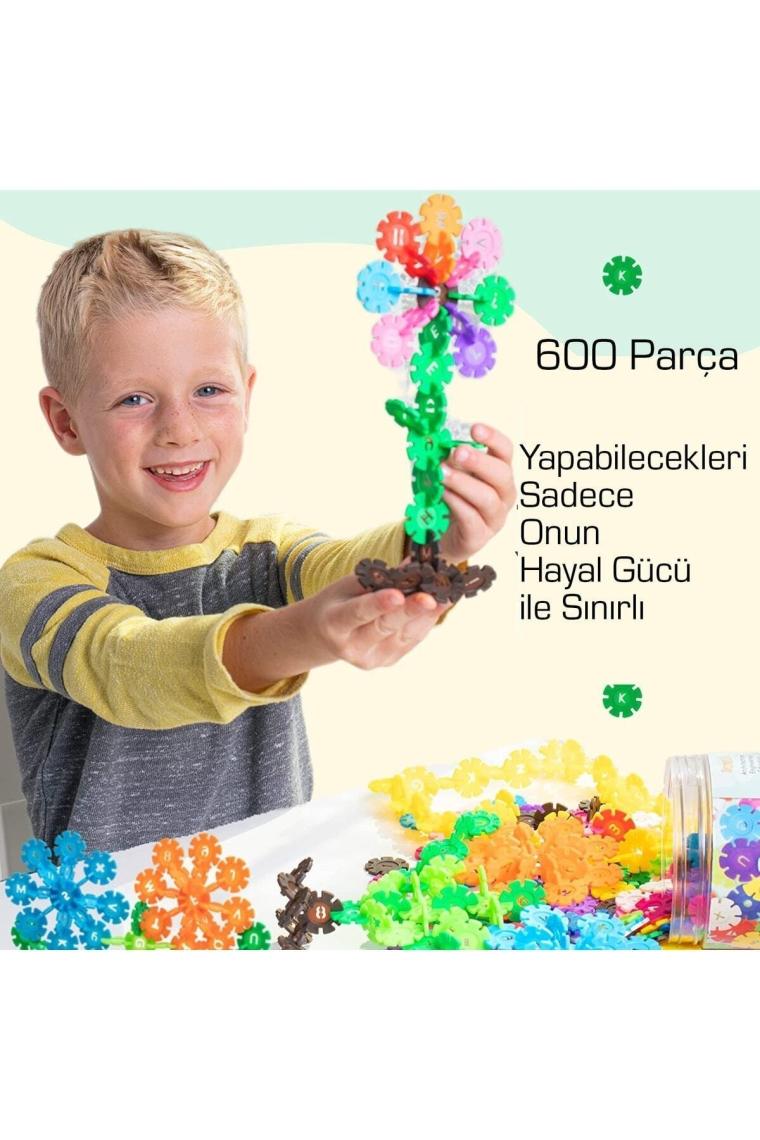 Think Master Masterflakes Eğitici Kilitli Diskler Stem Eğitimi Uyumlu 5 Renk 300 Parça Yapı Oyuncak Seti