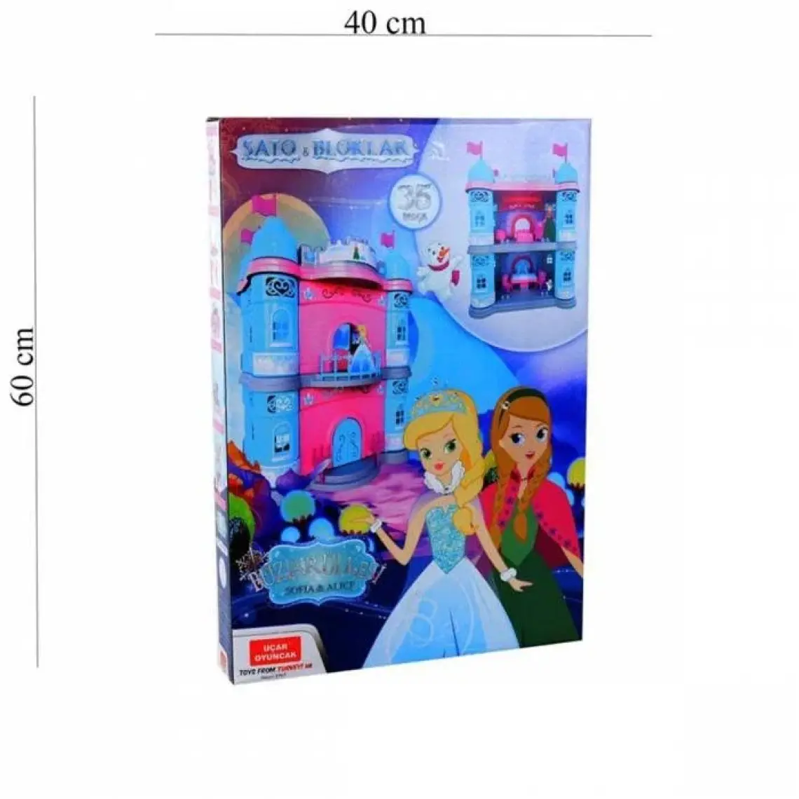 Buzlar Ülkesi Şato ve Bloklar 35 Parça