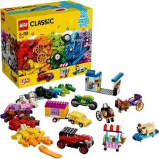 LEGO® Classic 442 Parçalık Tekerlekli Yapım Parçaları Seti (10715) - Çocuk Oyuncak Yapım Seti