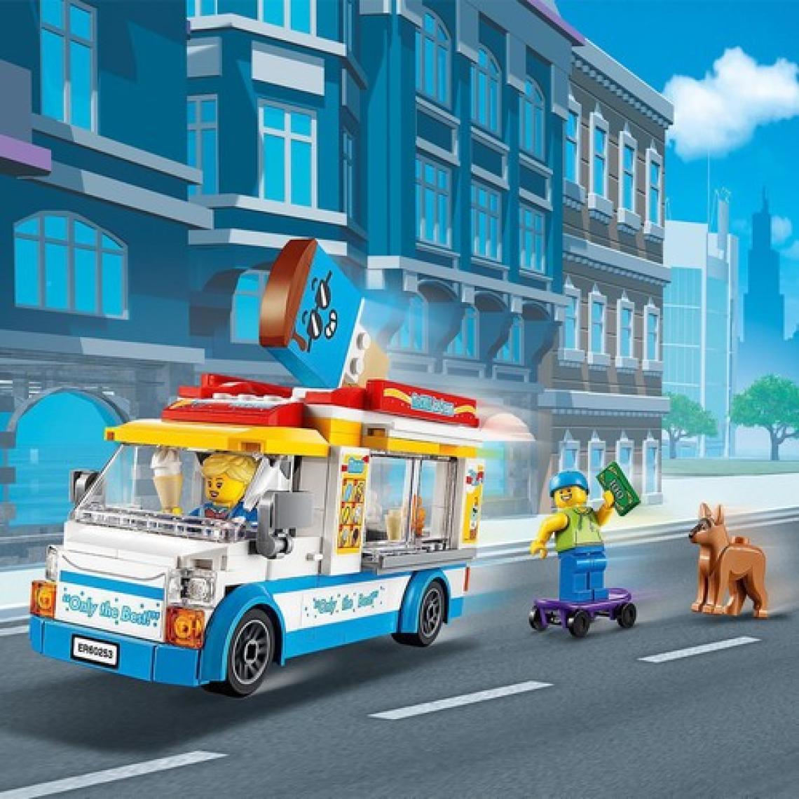 LEGO® City Dondurma Arabası 60253 - 5 Yaş ve Üzeri Araçları Seven Çocuklar için Yaratıcı Oyuncak Yapım Seti (200 Parça)