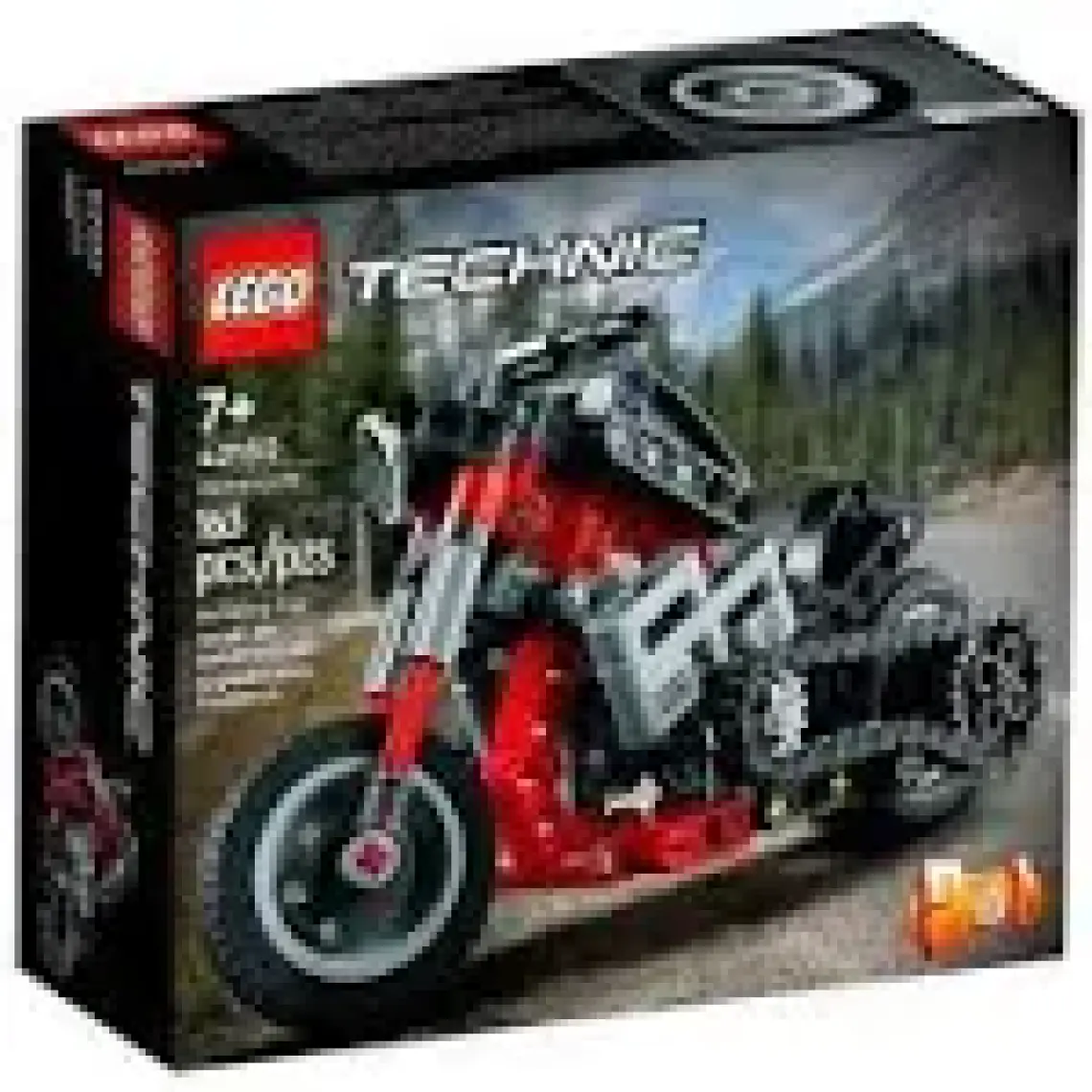 LEGO ® Technic Motosiklet 42132 – 7 Yaş ve Üzeri Çocuklar İçin Koleksiyonluk Yapım Seti (160 Parça)