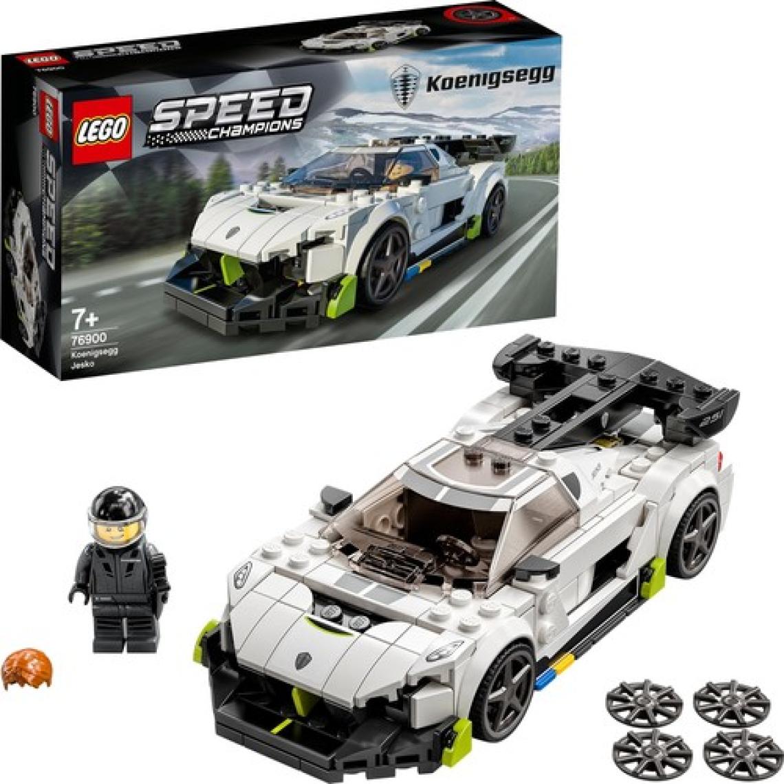 LEGO® Speed Champions Koenigsegg Jesko 76900 - 7 Yaş ve Üzeri İçin Koleksiyonluk ve Sergilenebilir Yaratıcı Oyuncak Model Yapım Seti(280 Parça)