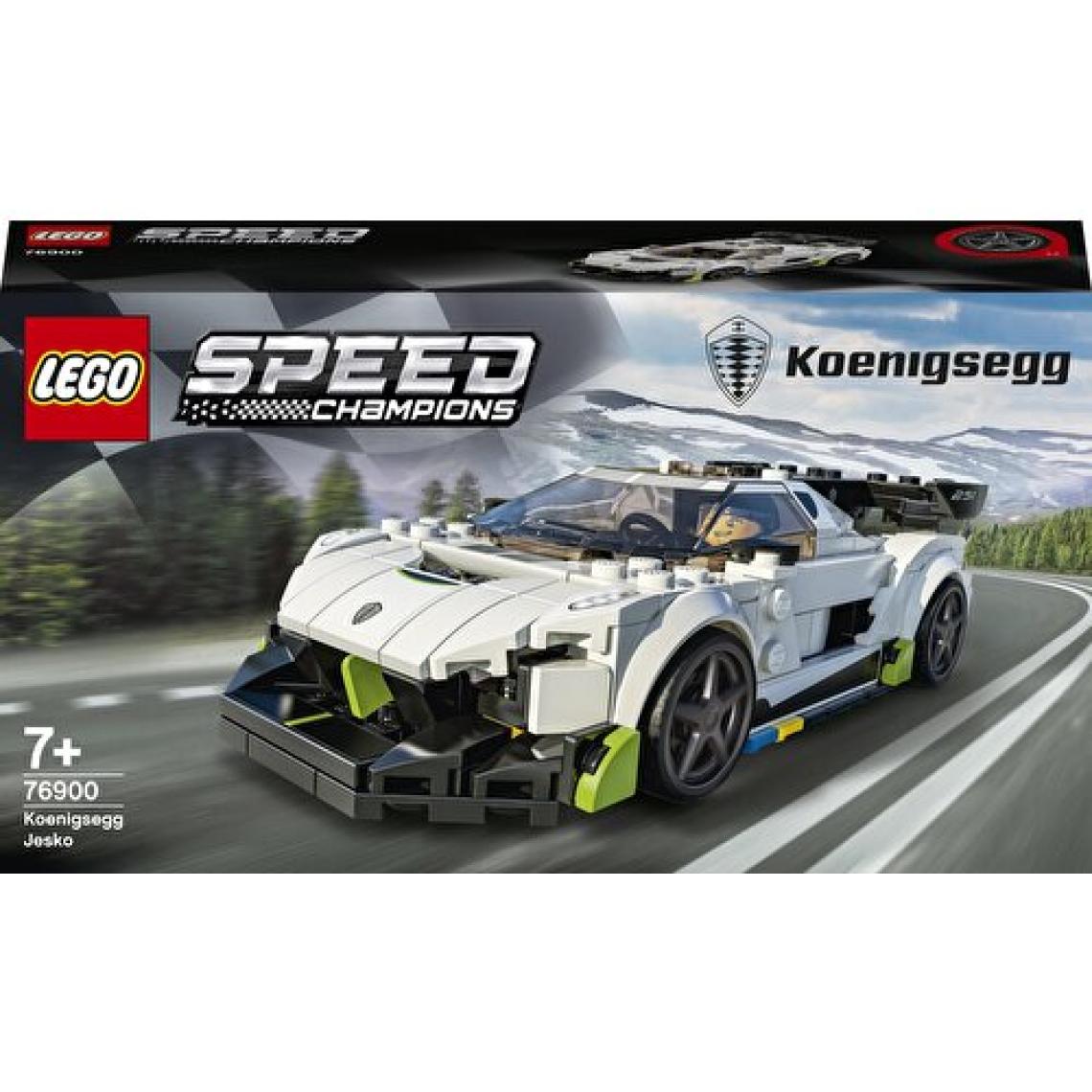 LEGO® Speed Champions Koenigsegg Jesko 76900 - 7 Yaş ve Üzeri İçin Koleksiyonluk ve Sergilenebilir Yaratıcı Oyuncak Model Yapım Seti(280 Parça)