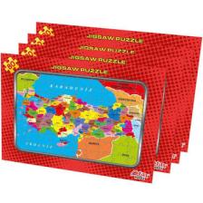 Uygun Puzzle 42 Parça Türkiye Haritası Yap Boz
