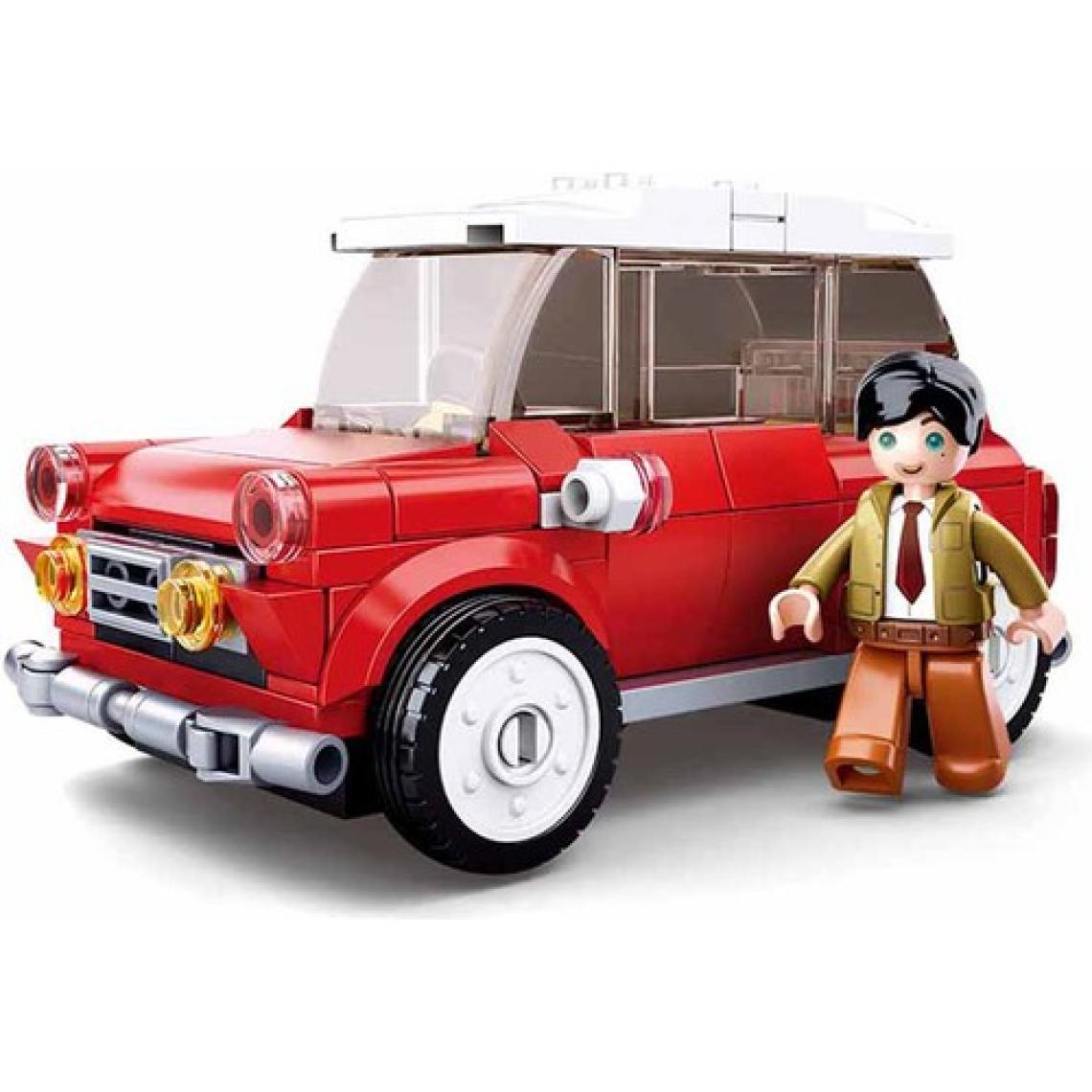Sluban Model Bricks Kırmızı Retro Araba