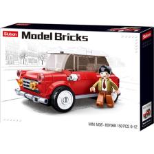Sluban Model Bricks Kırmızı Retro Araba