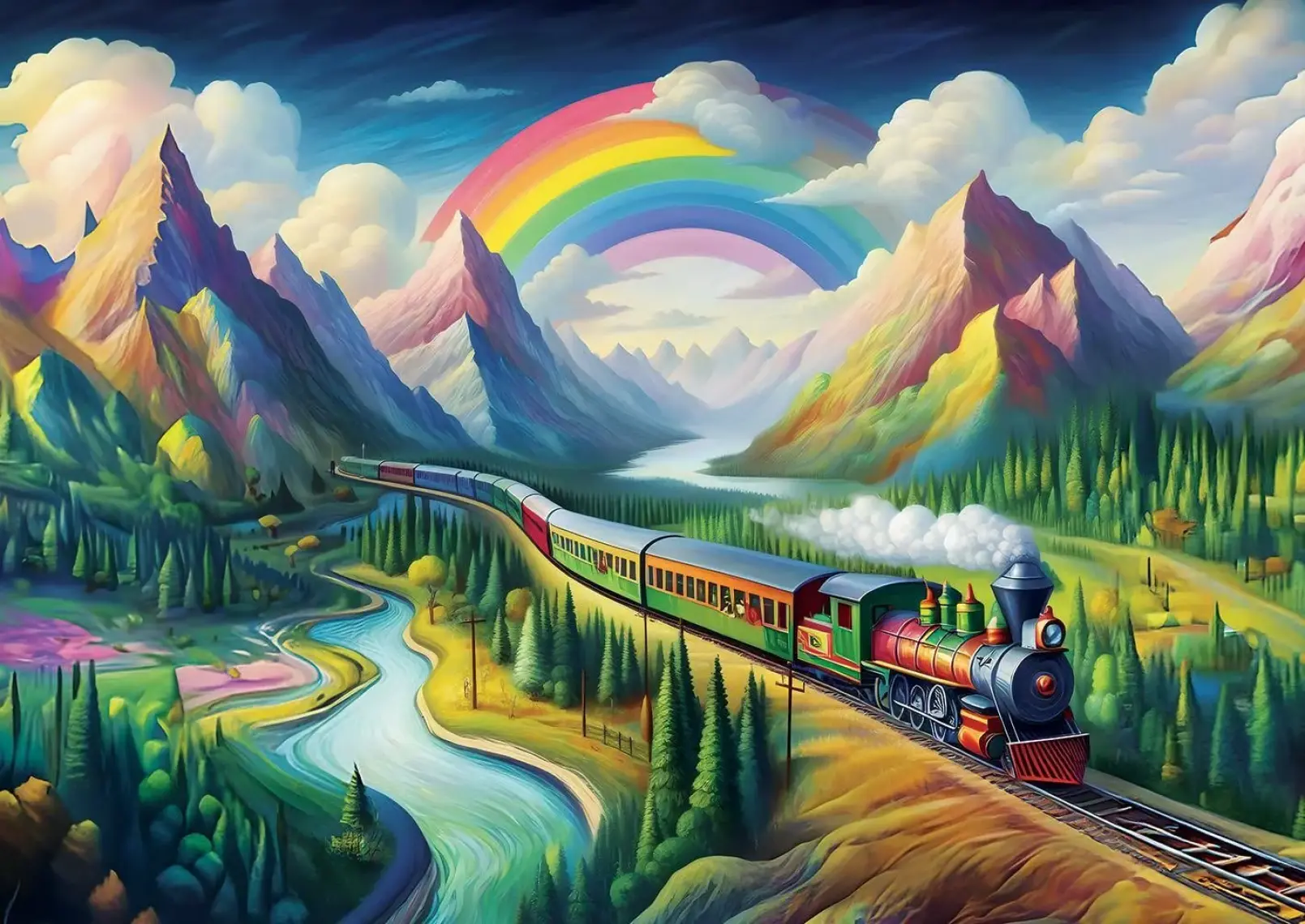 Art Gökkuşağı Ekspresi 260 Parça Puzzle 5035