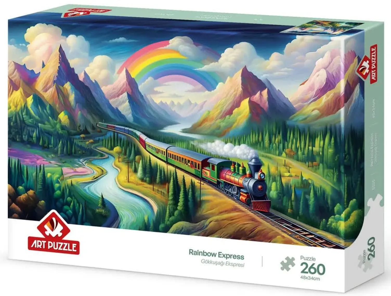 Art Gökkuşağı Ekspresi 260 Parça Puzzle 5035