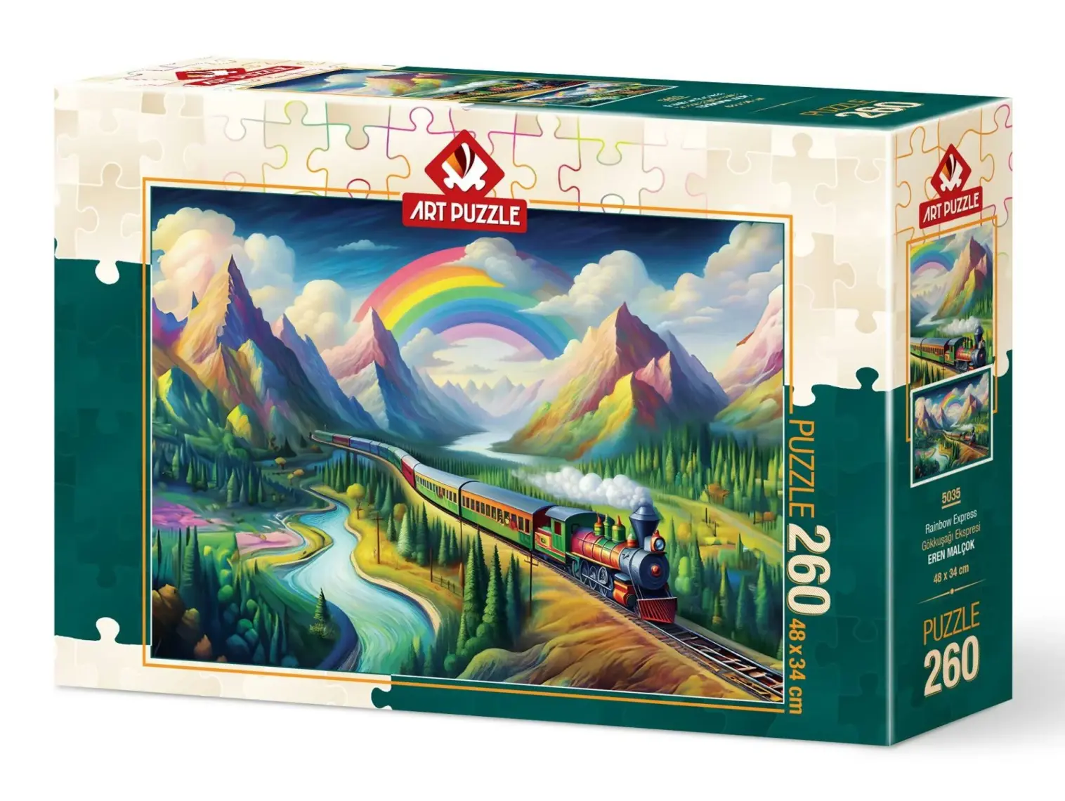 Art Gökkuşağı Ekspresi 260 Parça Puzzle 5035