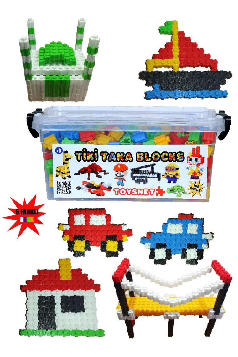 Dede Tik Tak Blocks 500 Parça