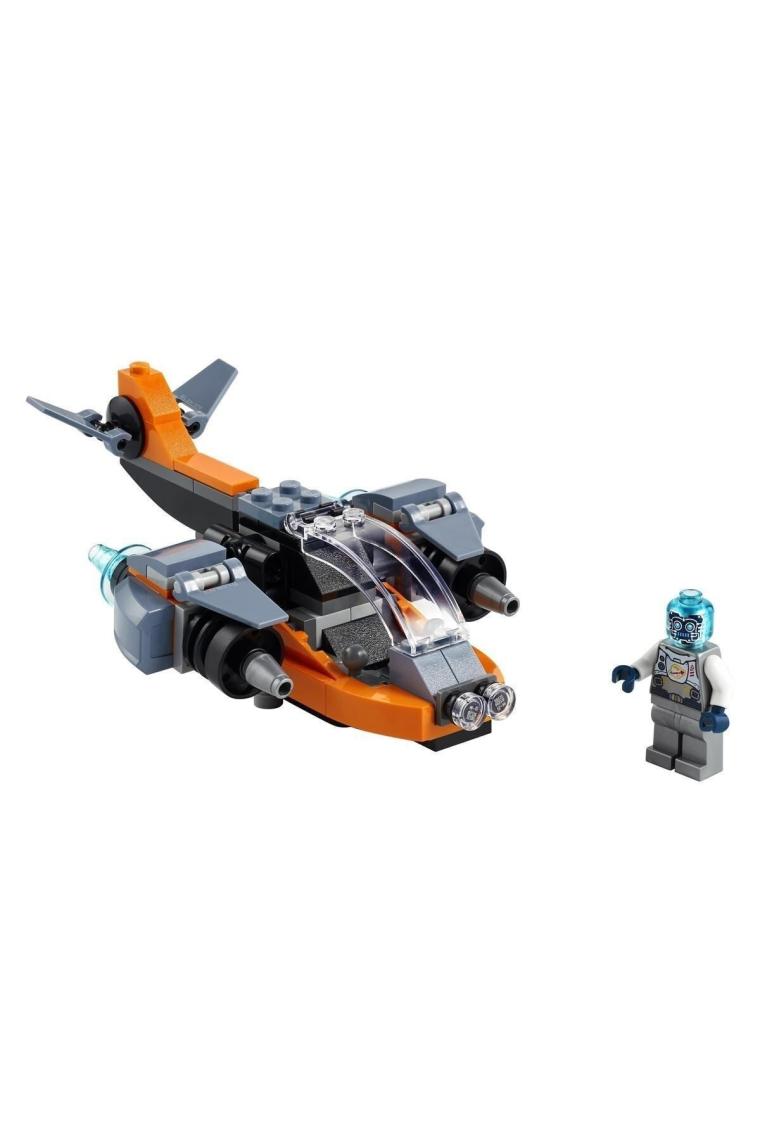 ® Creator 3’ü 1 Arada Siber İnsansız Hava Aracı 31111 - Oyuncak Yapım Seti (113 Parça)