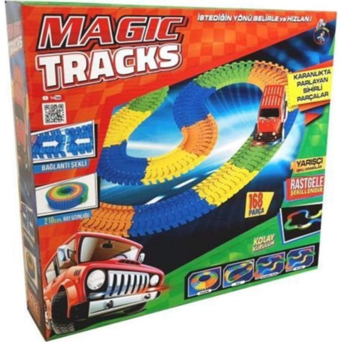 Magic Tracks Hareketli Raylar 168 Parça 1 Arabalı