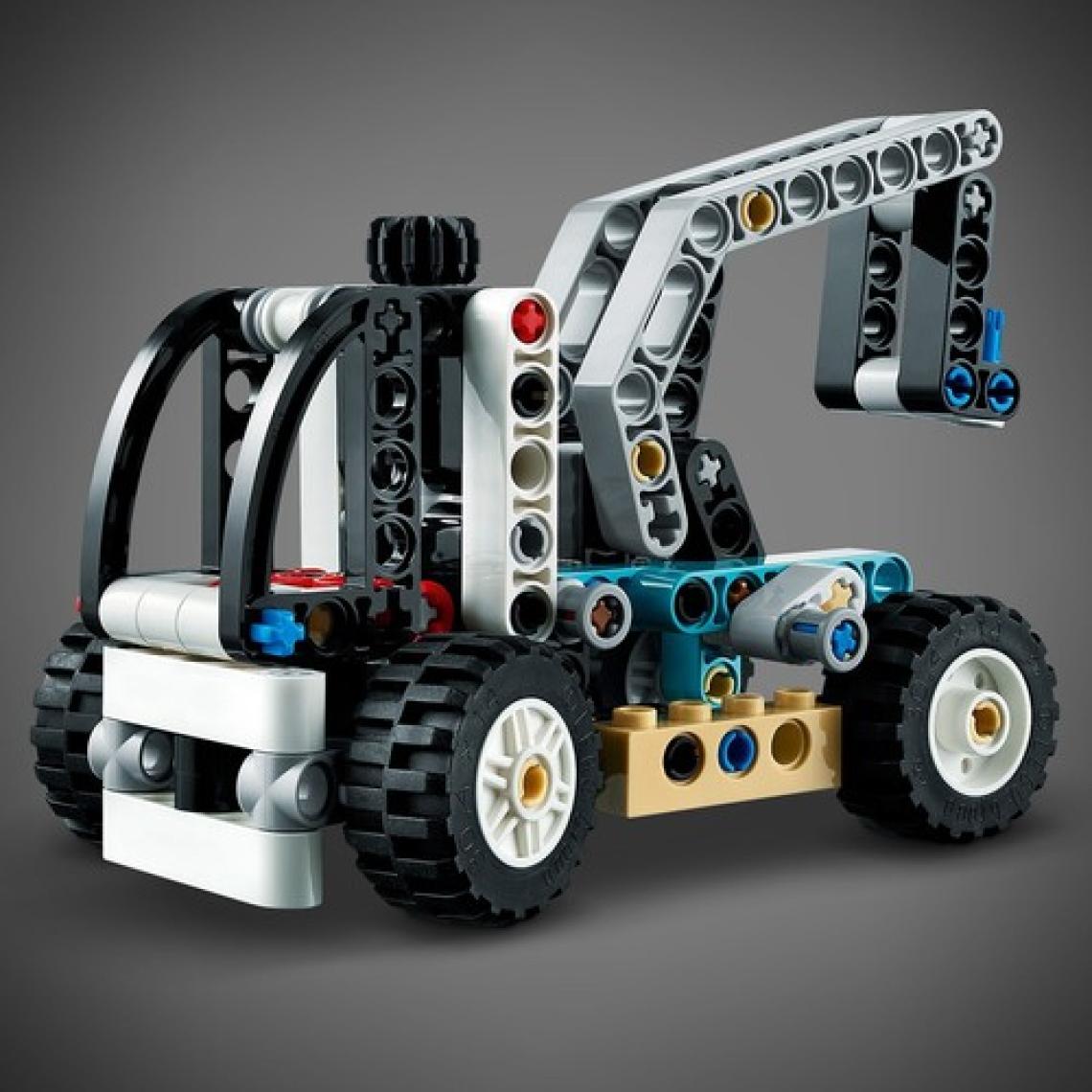 LEGO Technic Teleskopik Yükleyici 42133 # 7 Yaş ve Üzeri Araçları Seven Çocuklar Için 2#si 1 Arada Yaratıcı Oyuncak Model Yapım Seti (143 Parça)