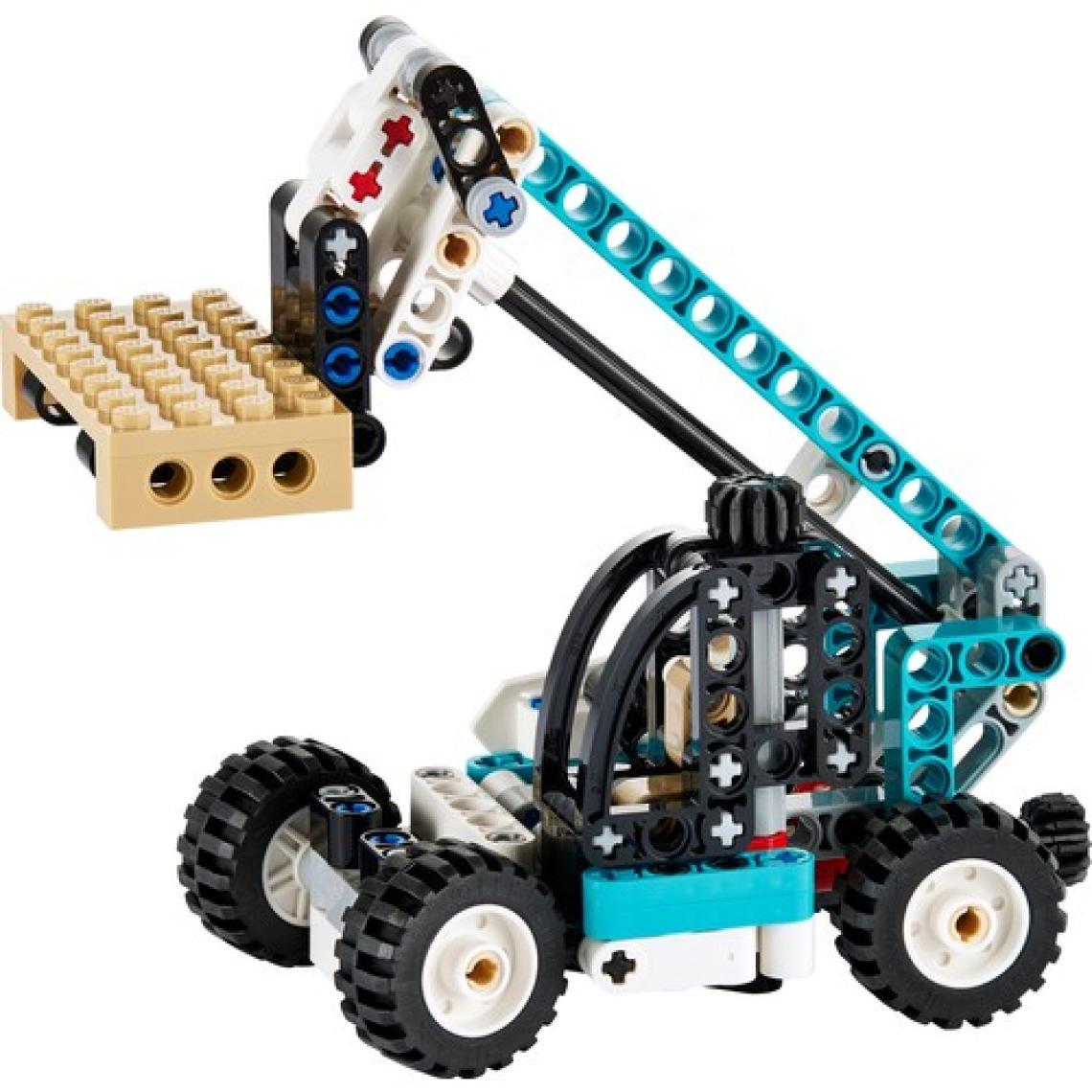 LEGO Technic Teleskopik Yükleyici 42133 # 7 Yaş ve Üzeri Araçları Seven Çocuklar Için 2#si 1 Arada Yaratıcı Oyuncak Model Yapım Seti (143 Parça)