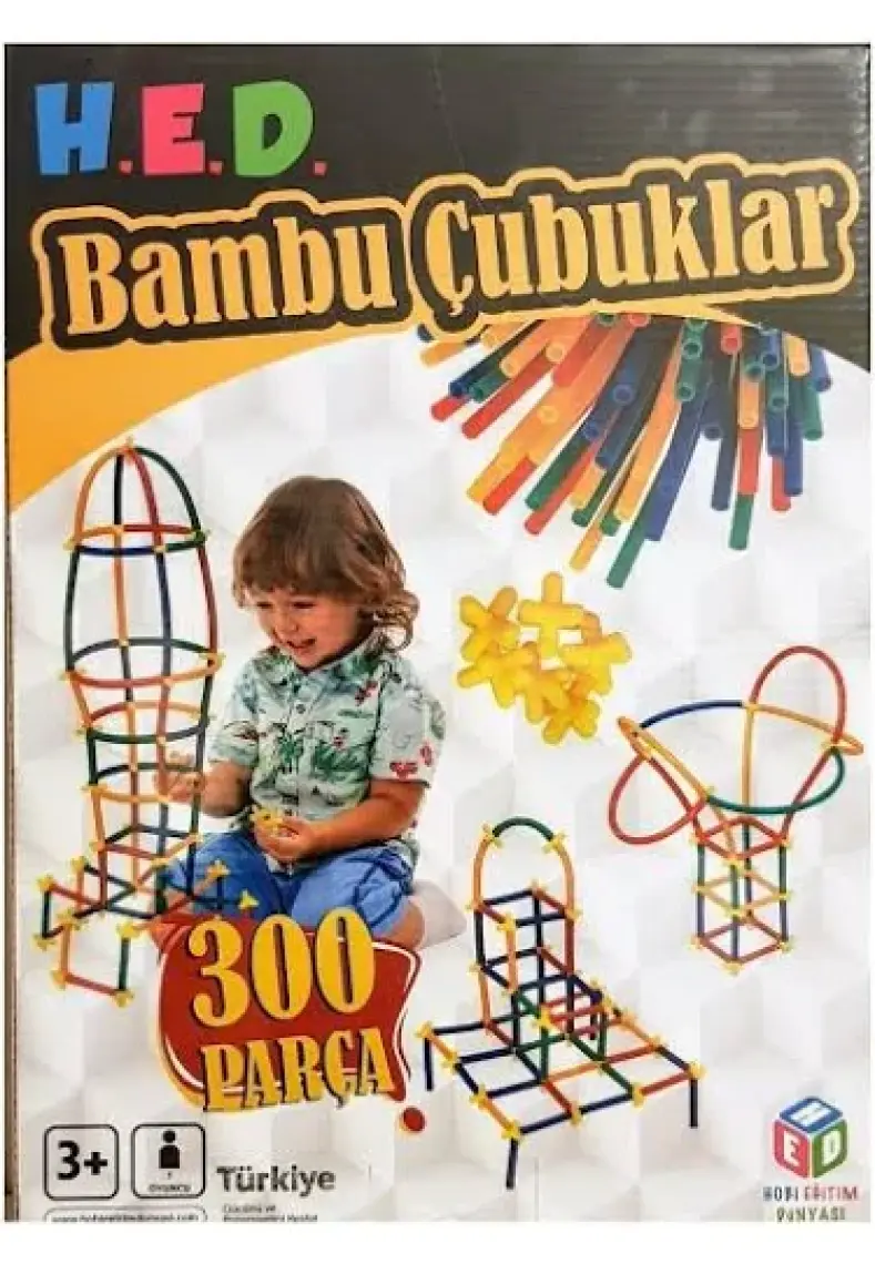 Hobi Eğitim Dünyası Bambu Çubuklar 300 Parça