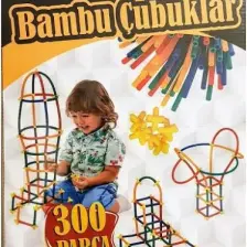 Hobi Eğitim Dünyası Bambu Çubuklar 300 Parça