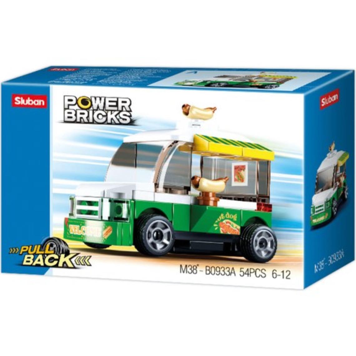 Sluban Power Bricks White Speeder