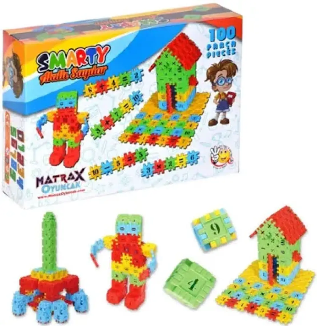 Matrax 100 Parça Smarty Akıllı Sayılar