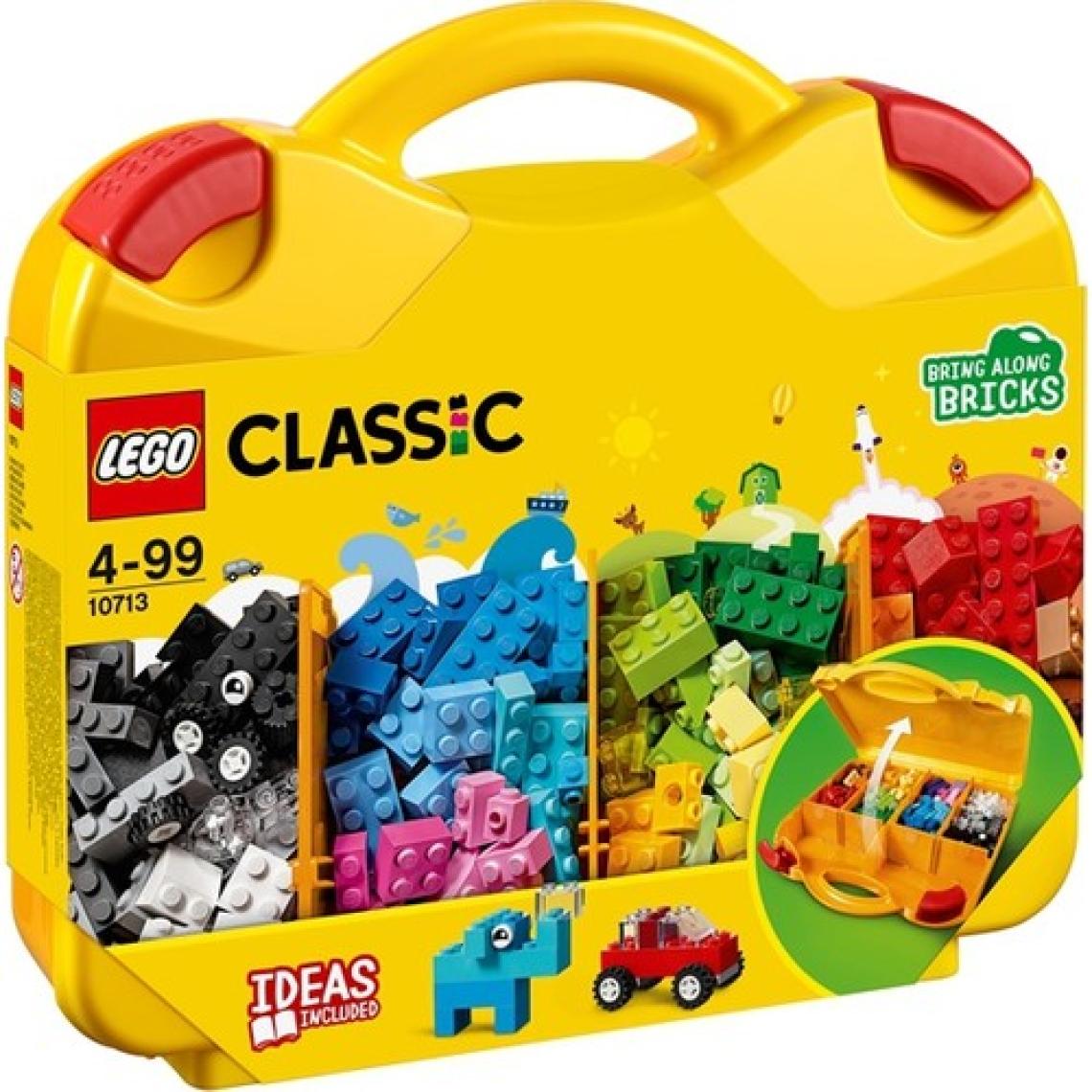 LEGO® Classic Yaratıcı Çanta 10713 - 4 Yaş ve Üzeri Çocuklar için Farklı Şekiller İçeren Yaratıcı Oyuncak Yapım Seti (213 Parça)