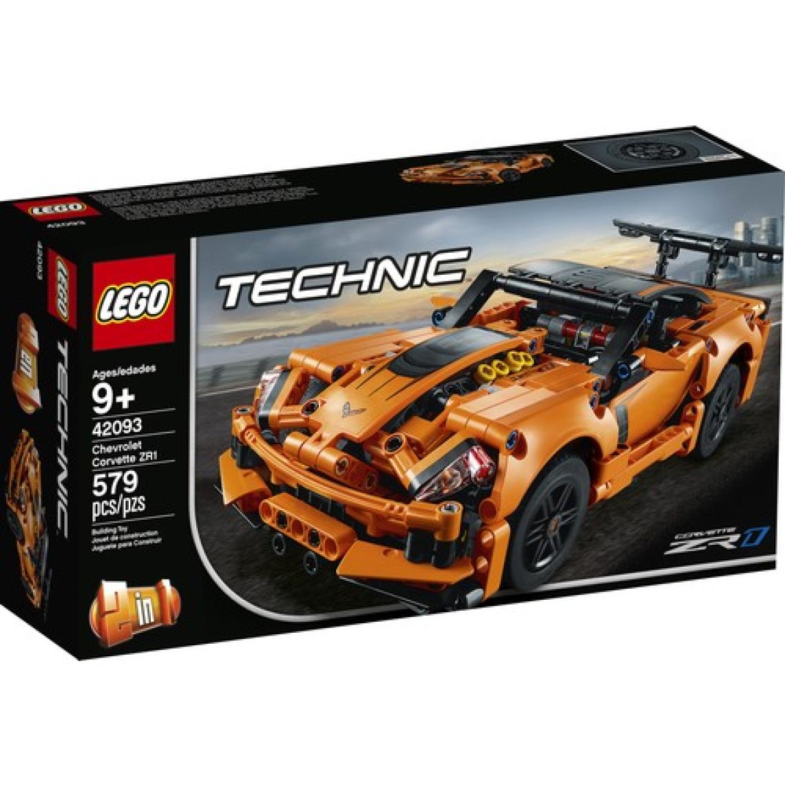 LEGO® Technic 42093 Chevrolet Corvette ZR1 Yapım Seti (579 Parça) - Çocuk ve Yetişkin için Koleksiyonluk Oyuncak Araba