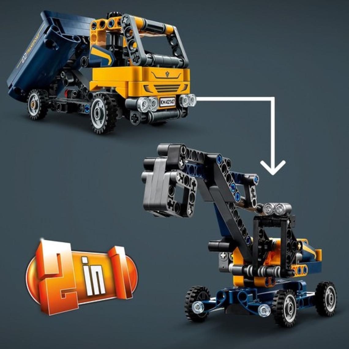 LEGO® Technic Damperli Kamyon 42147 Oyuncak Yapım Seti (177 Parça)