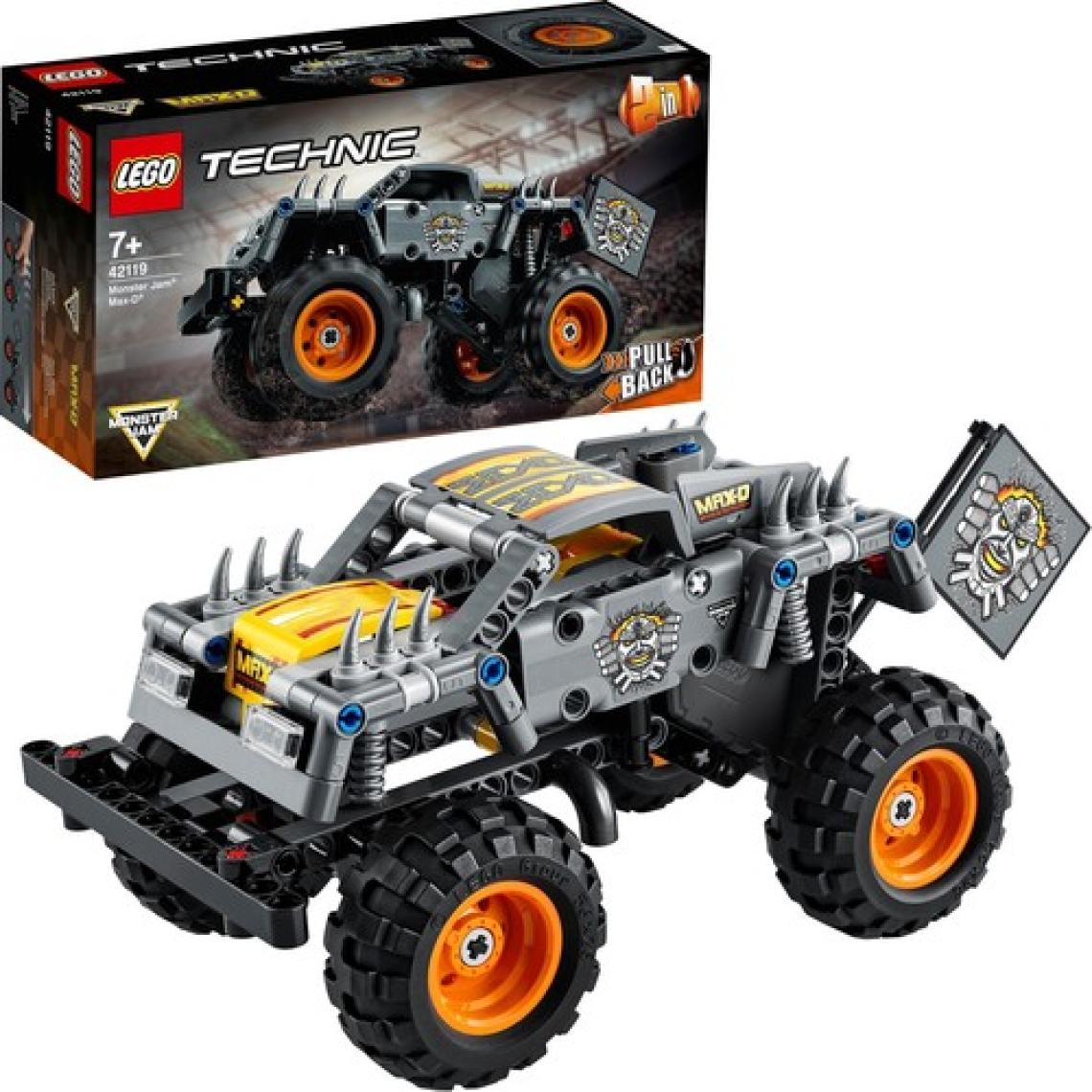 LEGO® Technic Monster Jam® Max-D® 42119 - Çocuklar için Canavar Kamyon Oyuncak Yapım Seti (230 Parça)