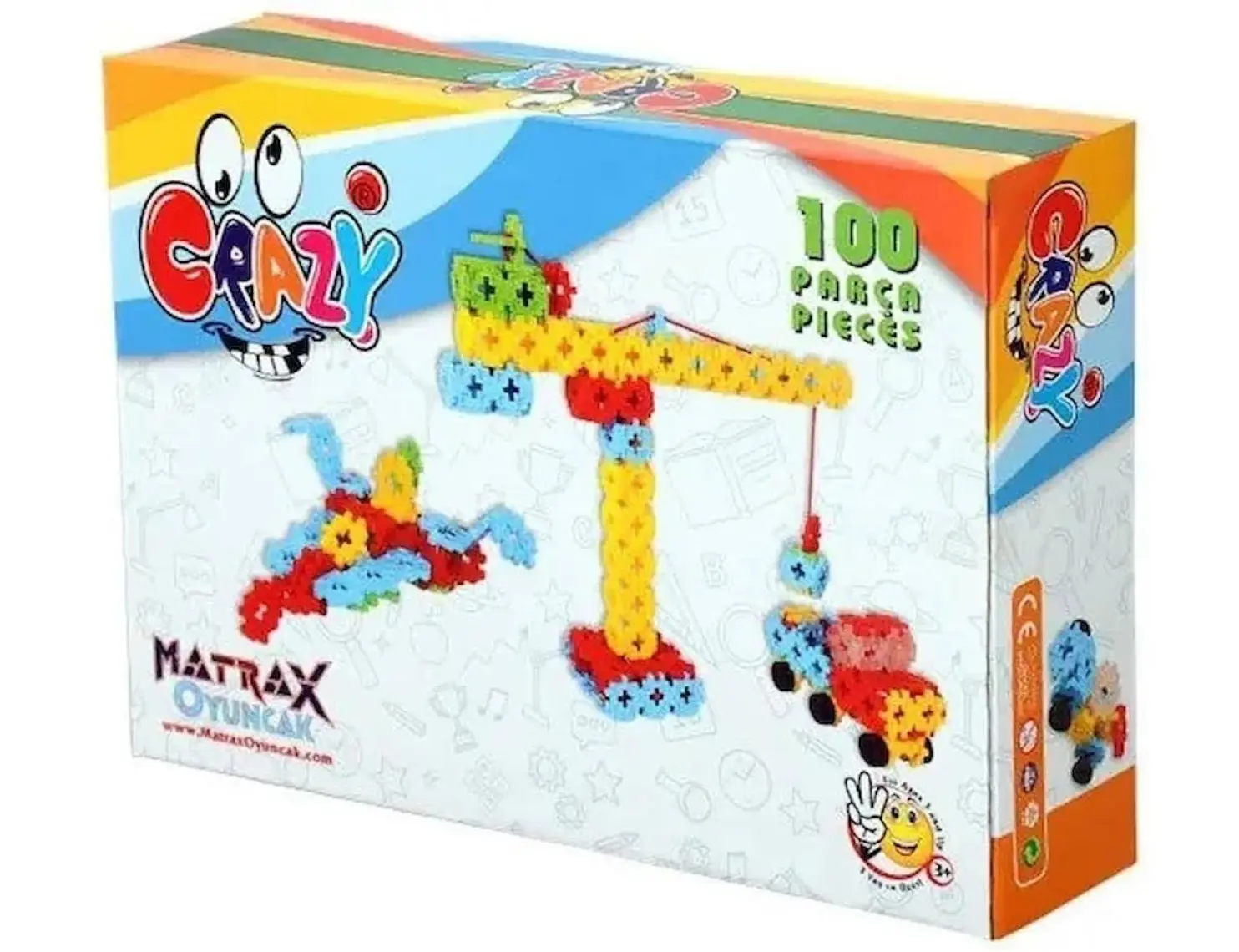 Matrax Oyuncak   100 Parça CRAZY® - K. Kutuda