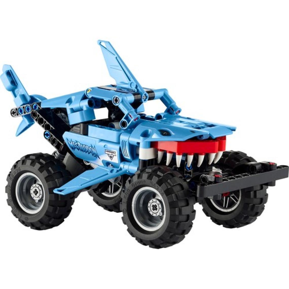 LEGO® Technic Monster Jam# Megalodon# 42134 # 7 Yaş ve Üzeri Araçları Seven Çocuklar İçin 2#si 1 Arada Yaratıcı Oyuncak Model Yapım Seti (260 Parça)
