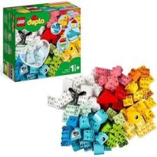 LEGO DUPLO Classic Kalp Kutusu 10909 - 18 Ay ve Üzeri Okul Öncesi Yaştaki Çocuklar için Gelişimi Destekleyen Yaratıcı Oyuncak Yapım Seti (80 Parça)