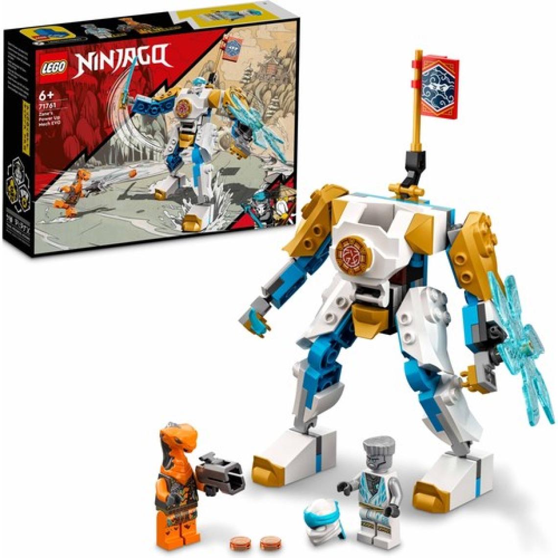 LEGO® Ninjago® Zane#in Güçlendirici Robotu Evo 71761 - 6 Yaş ve Üzeri İçin Ninja Oyuncağı İçeren Oyuncak Yapım Seti (95 Parça)