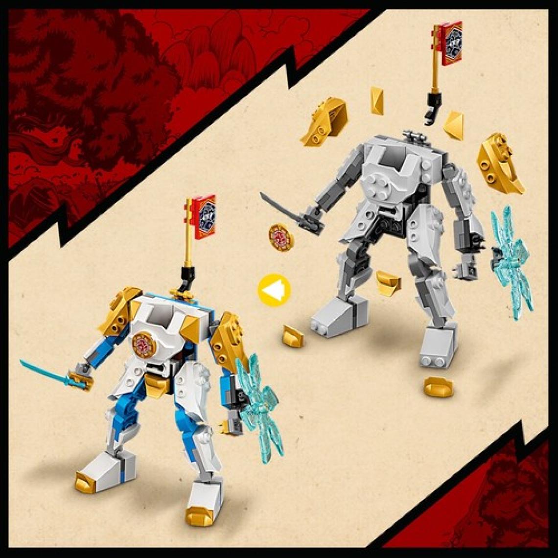 LEGO® Ninjago® Zane#in Güçlendirici Robotu Evo 71761 - 6 Yaş ve Üzeri İçin Ninja Oyuncağı İçeren Oyuncak Yapım Seti (95 Parça)