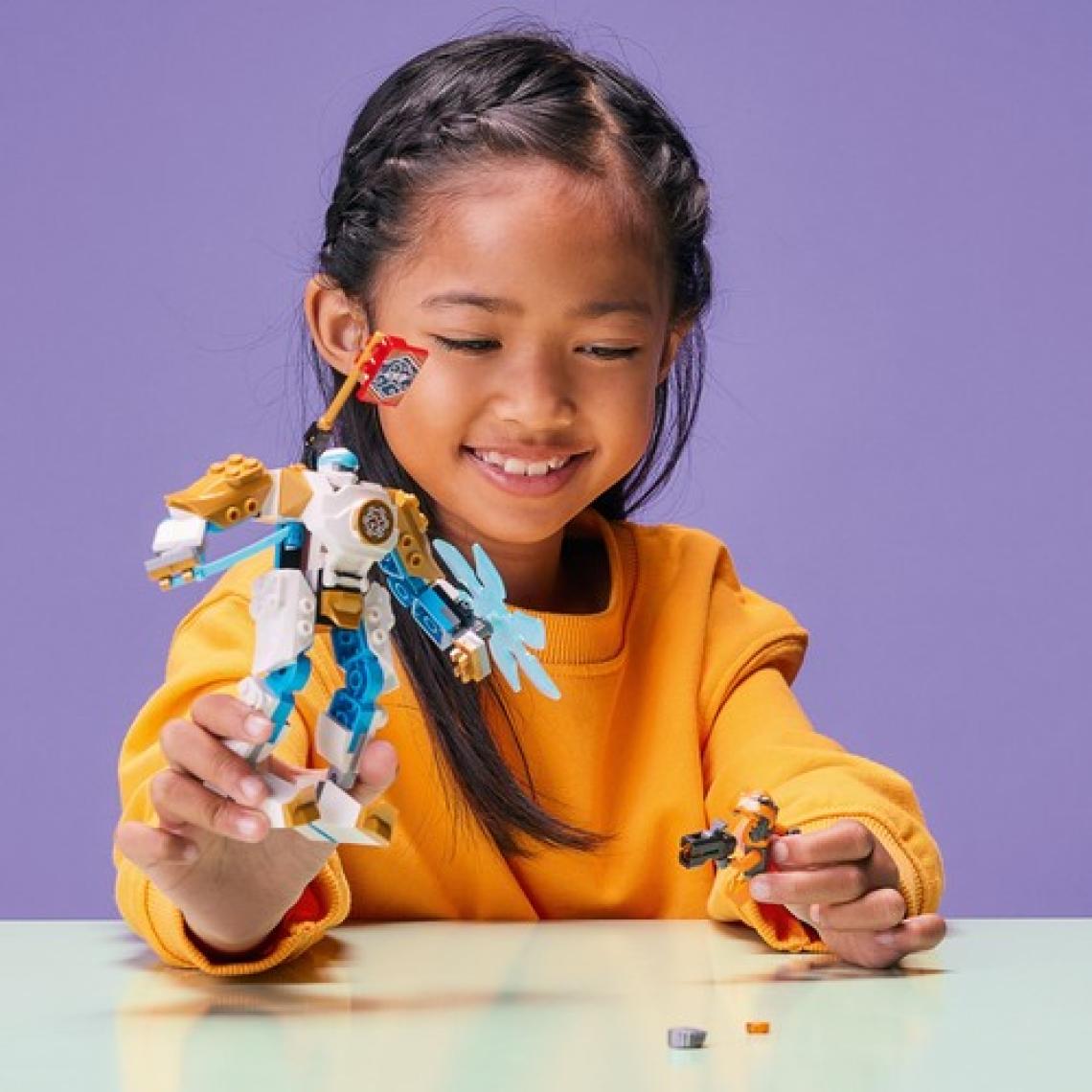 LEGO® Ninjago® Zane#in Güçlendirici Robotu Evo 71761 - 6 Yaş ve Üzeri İçin Ninja Oyuncağı İçeren Oyuncak Yapım Seti (95 Parça)