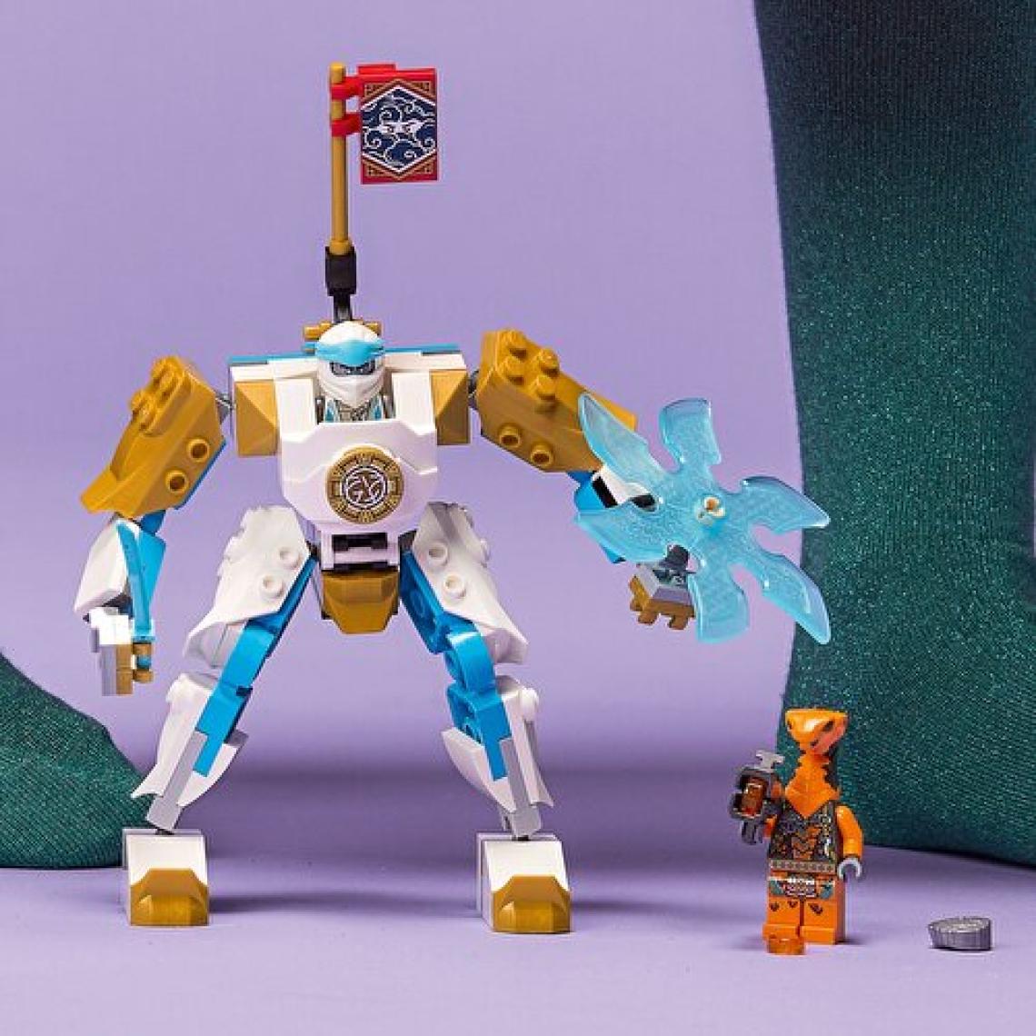 LEGO® Ninjago® Zane#in Güçlendirici Robotu Evo 71761 - 6 Yaş ve Üzeri İçin Ninja Oyuncağı İçeren Oyuncak Yapım Seti (95 Parça)