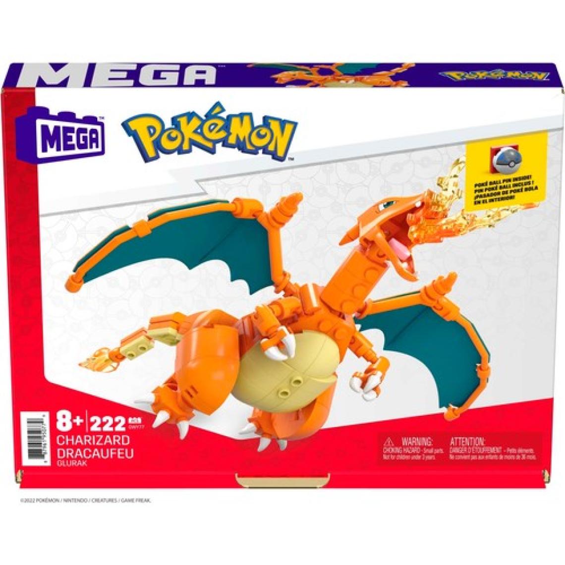 MEGA Construx™ Pokémon - Charizard Figürü, 6 Yaş Ve Üzeri İçin İdeal Yapı Oyuncakları Gwy77