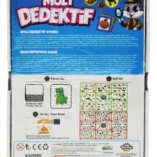 Moli Toys Dedektif Plus 2 Oyun 1 Arada Eğitici, Zeka ve Strateji Oyunu