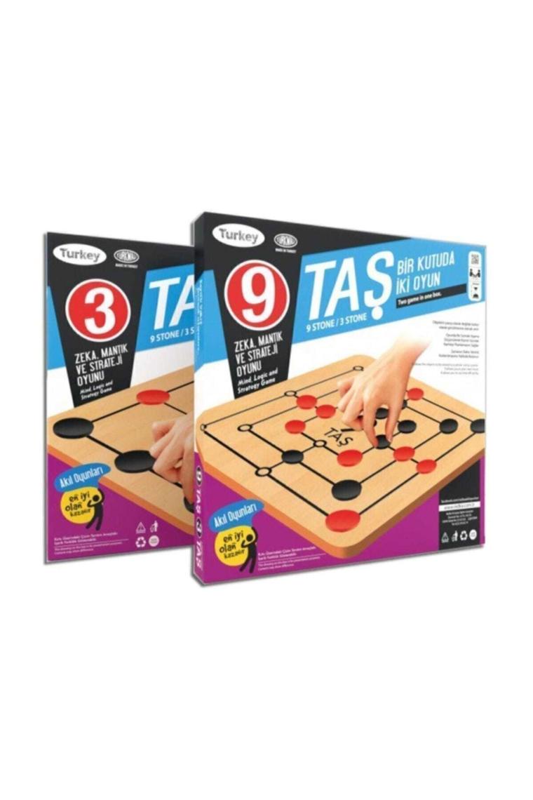 9 Taş 3 Taş Oyunu