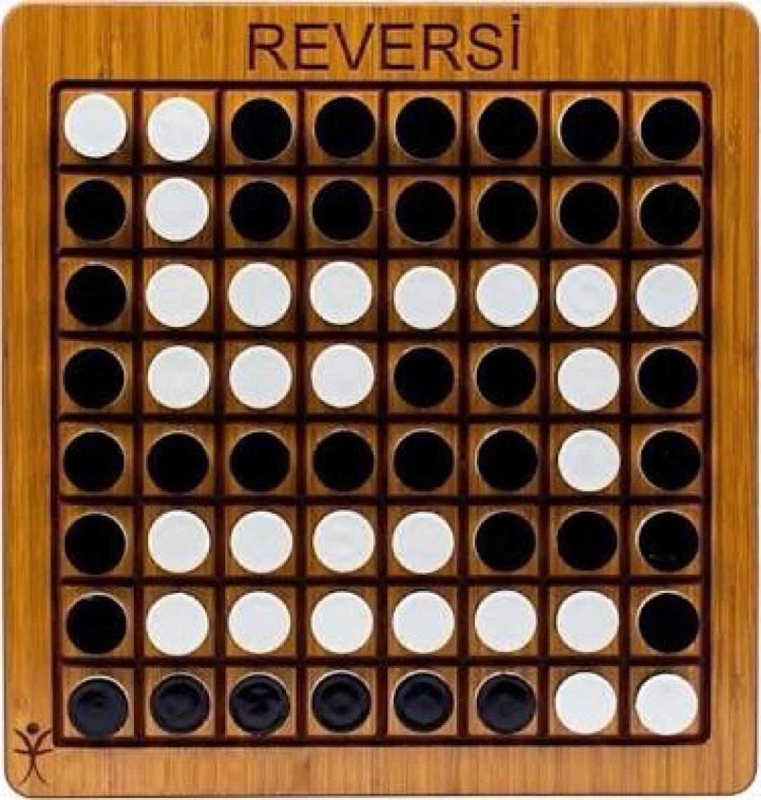 Emin İş Eğitimi Ahşap Reversi Zeka ve Strateji Oyunu