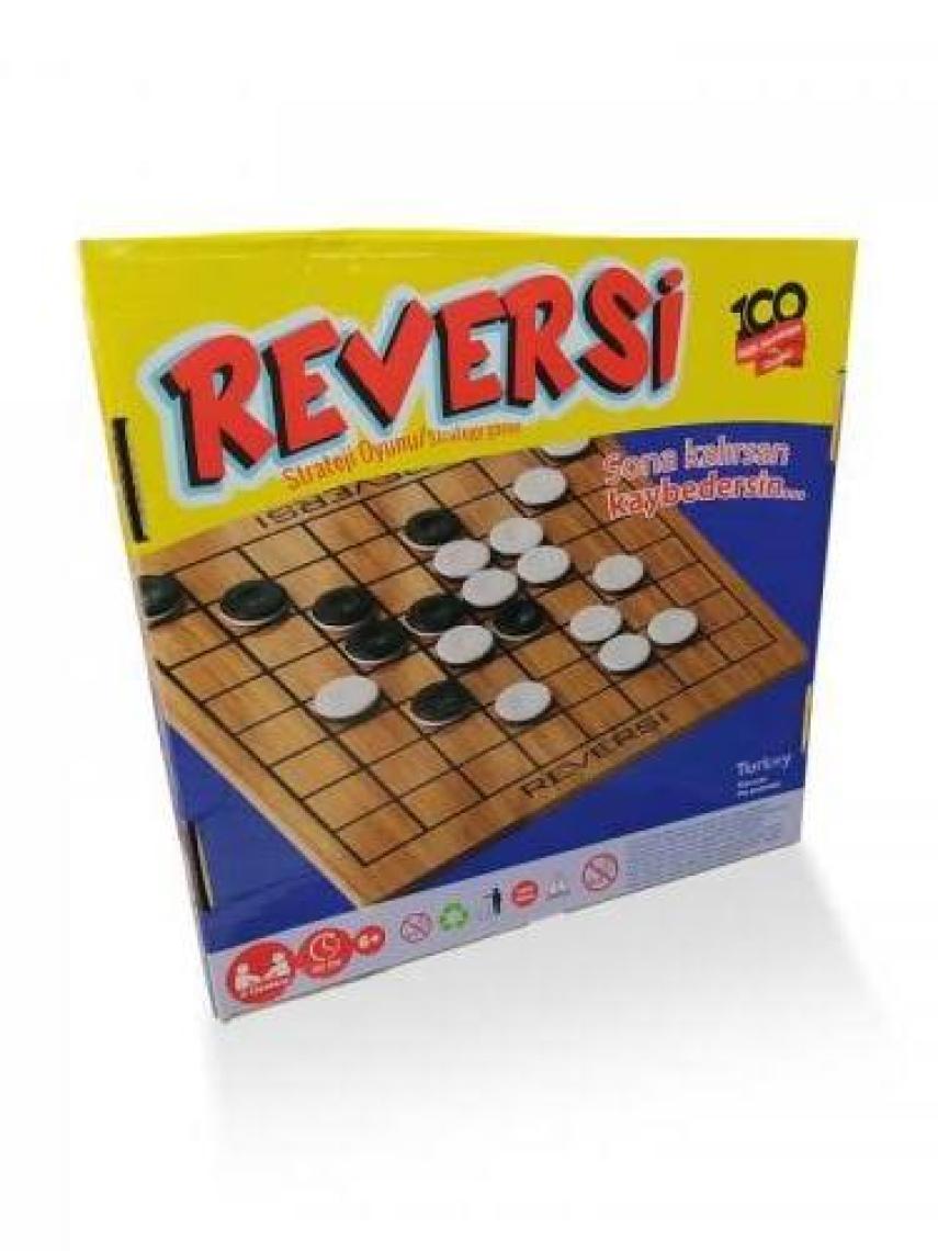 Emin İş Eğitimi Ahşap Reversi Zeka ve Strateji Oyunu