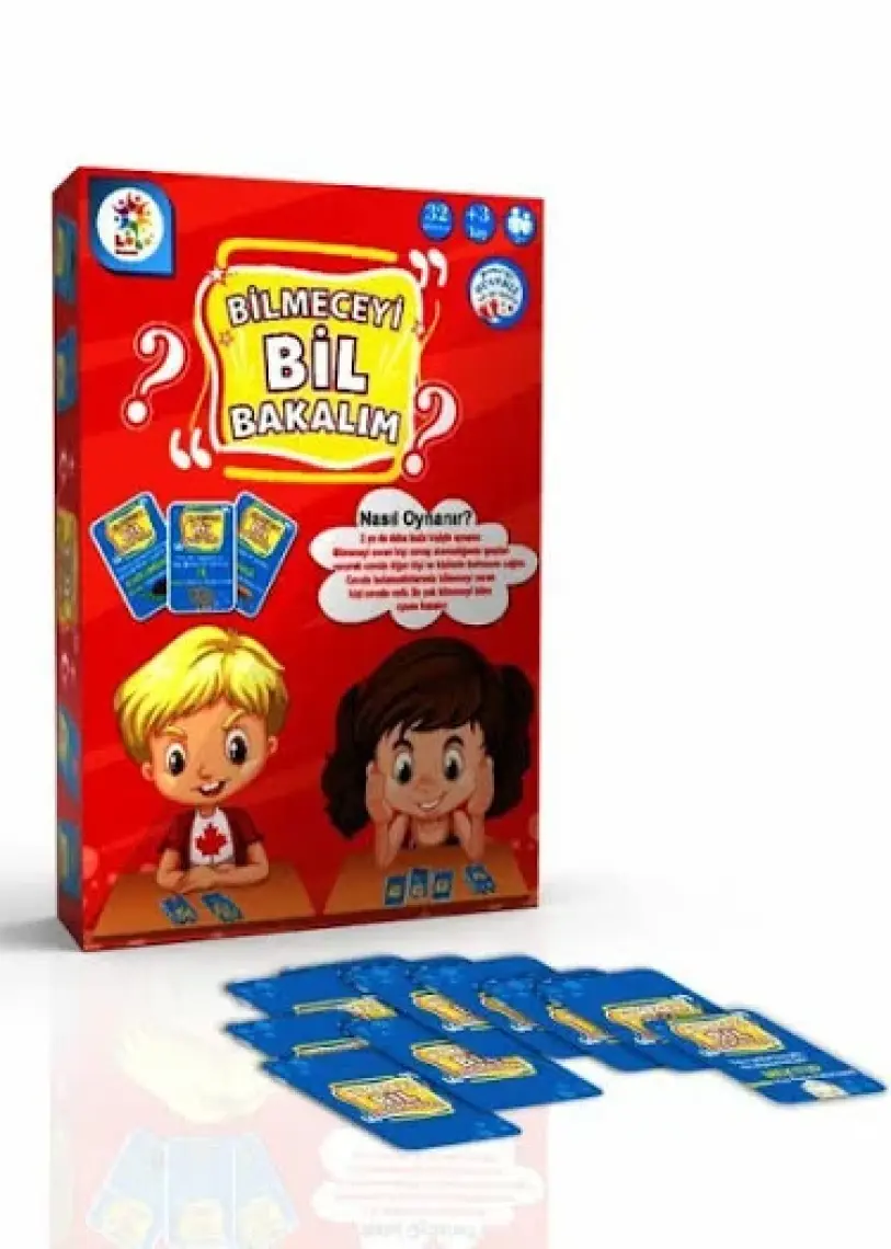 Bilmeceyi Bil Bakalım Eğitici Eğlenceli Aile Kutu Oyunu
