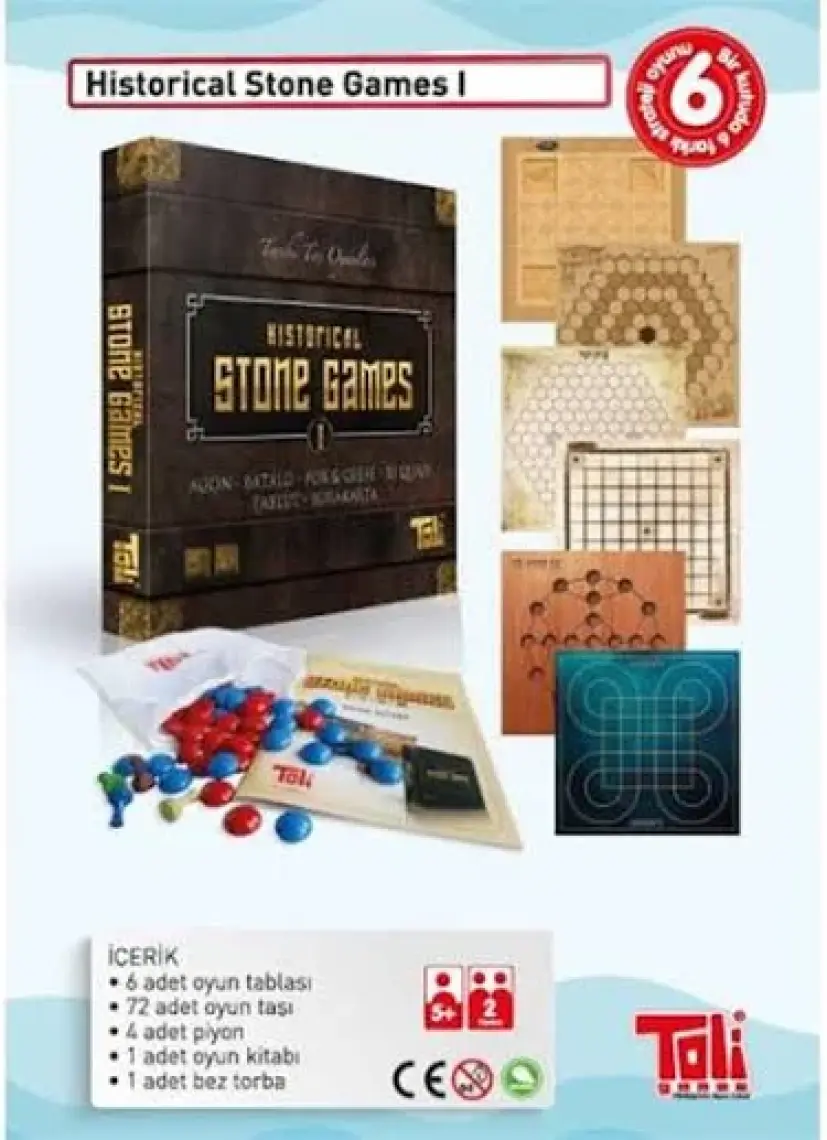 Toli Games Historical Stone Games-1 (Tarihi Taş Zeka Oyunu)