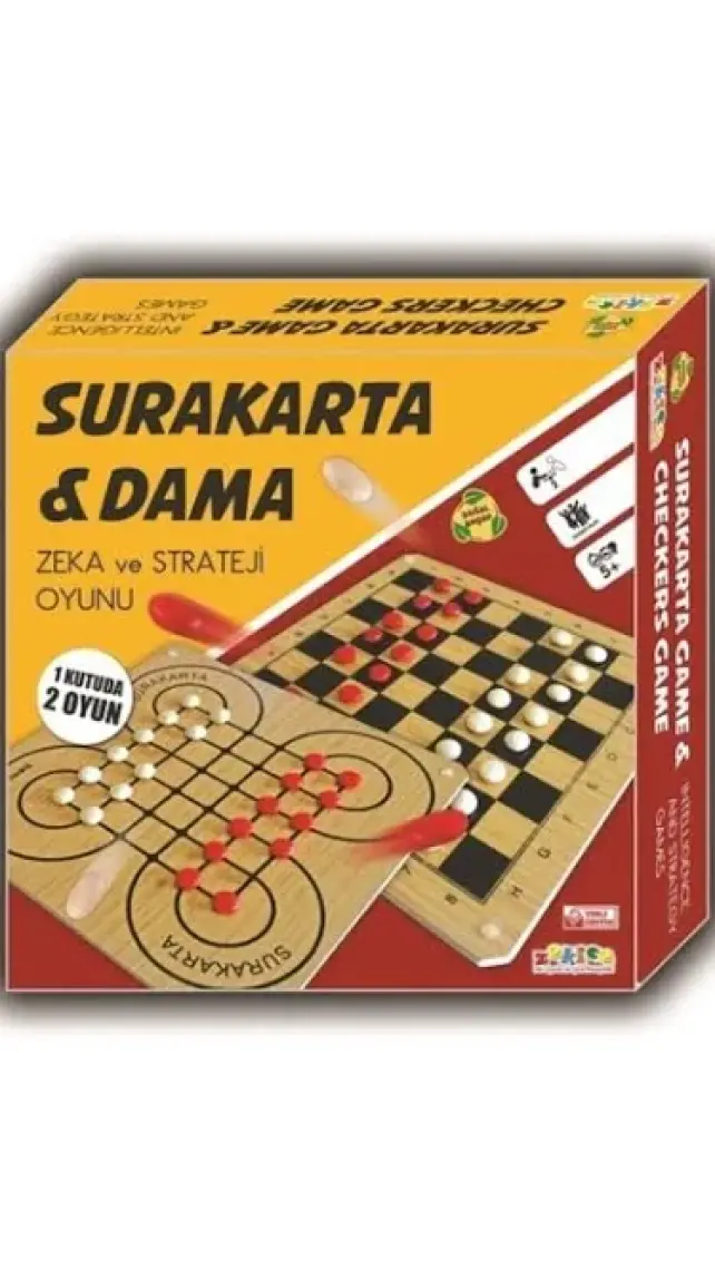 Zekice Surakarta ve Dama Zeka Strateji Oyunu