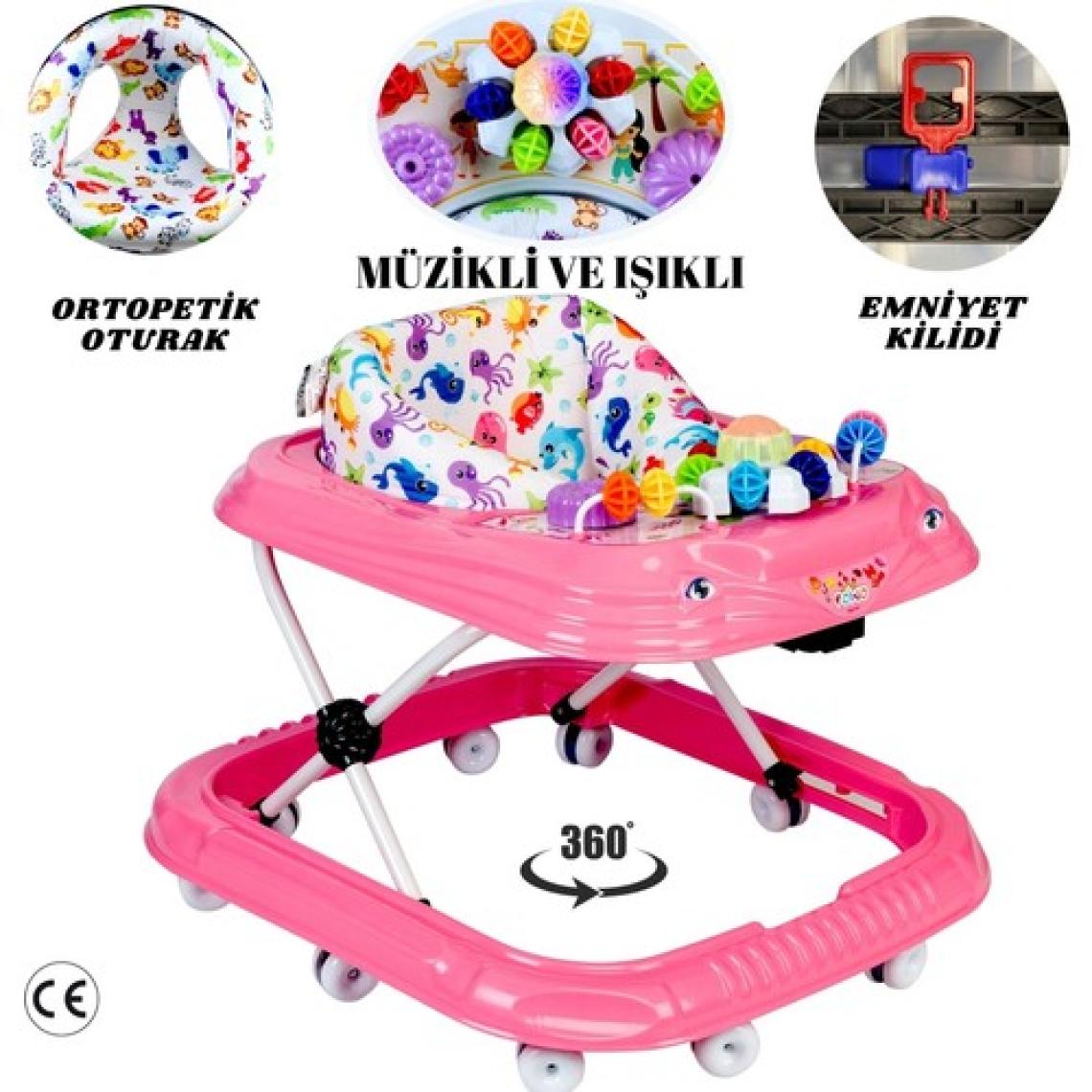 Layline Müzikli ve Işıklı Yürüteç 10 Ayak Örümcek Modeli