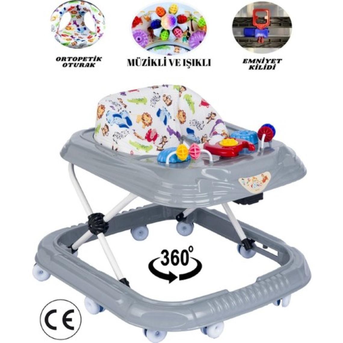 Layline Müzikli ve Işıklı Yürüteç 10 Ayak Örümcek Modeli