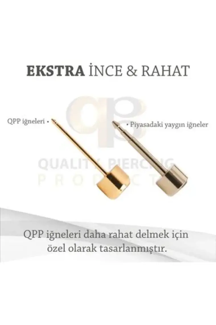 Qpp Kulak Delme Küpesi 12 Çift Sarı Karışık (Top-Kalp-Yıldız)