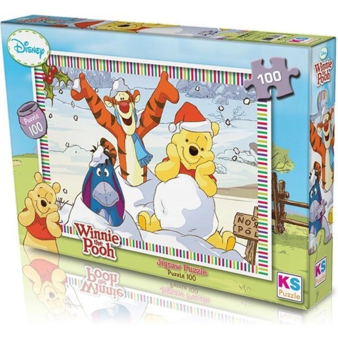KS WN714  Ks, Winnie The Pooh, 100 Parça Puzzle