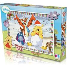 KS WN714  Ks, Winnie The Pooh, 100 Parça Puzzle
