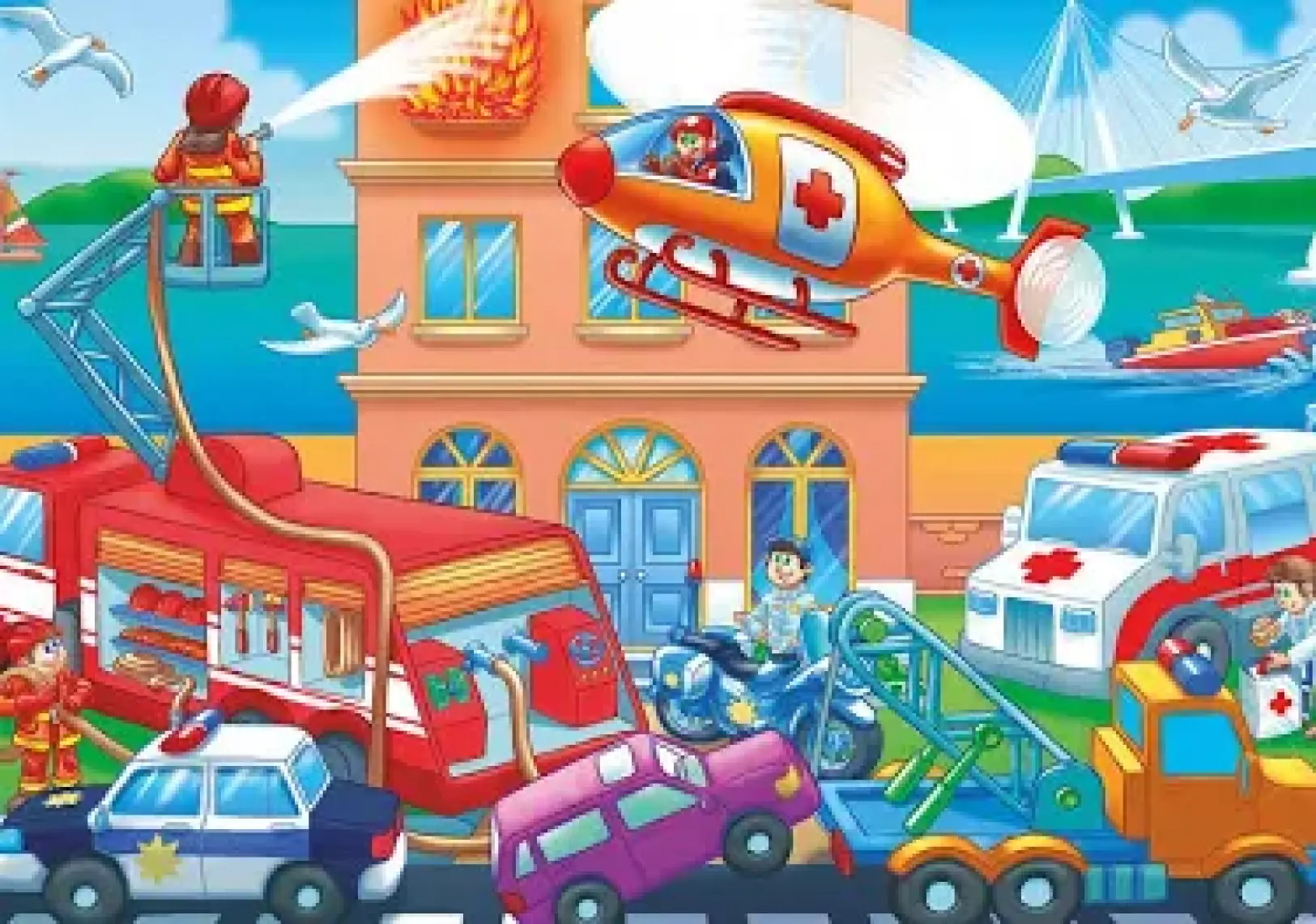 KS Games Rescue Missions Jumbo Puzzle 24 Parça
