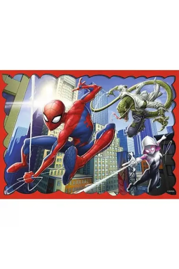 PUZZLE-34384 Marvel Spiderman 4ın1 Puzzle