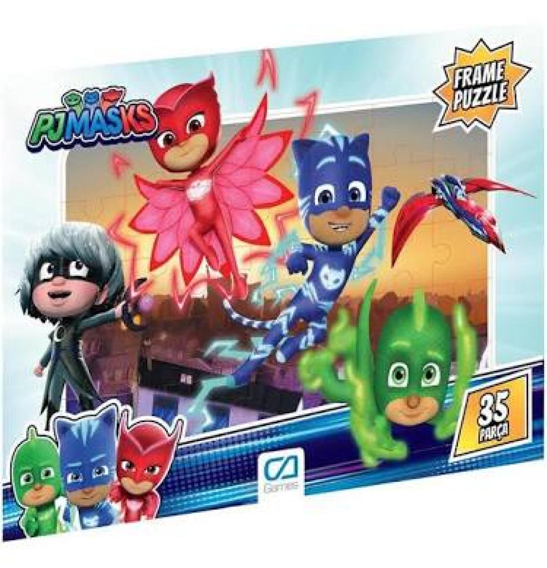 Ca Games Çocuklar Için Pija Maskeliler Frame Puzzle 35 Parça